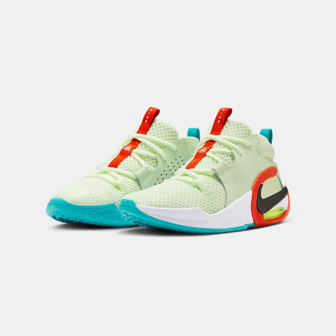 Nike Basketballschuhe für Damen mit starker Wickel- und stabiler Fußstütze für Outdoor-Training, New Air Zoom Crossover 2, bequem und langlebig für den täglichen Gebrauch, Low-Top-Freizeitschuhe, modisch und trendig, frische Mintgrüne Farbe,...