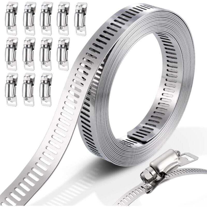 Fascette Stringitubo, Fascette Stringitubo In Acciaio Inox 304, Fascette Stringitubo Regolabili, Fascette Stringitubo In Acciaio Inox