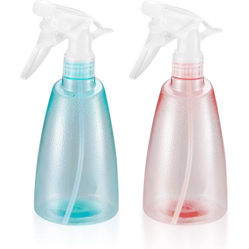 2 Pezzi Flaconi Spray Vuoti Da 500 Ml, Flaconi Spray In Plastica, Flacone Spray Vuoto, Flacone Con Pompa Vuoto Per Uso Domestico, Giardino, Parrucchiere, Piante, Fiori - Rosa/verde