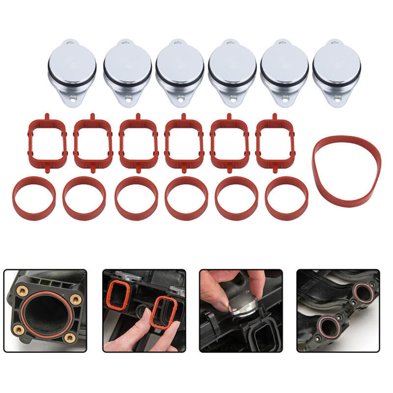 Kit Guarnizioni Di Aspirazione Choyclit Per Bmw 320d 330d 520d 525d 530d 730d, 6x33mm, Valvola Di Turbolenza Diesel