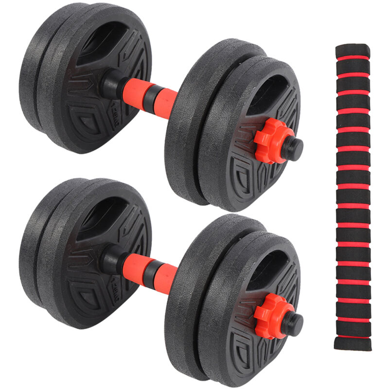 Set Di Pesi Con Manubri E Bilancieri - Attrezzatura Da Allenamento Con Manubri E Bilancieri Regolabili Per Uomini E Donne Fitness A Casa O Allenamento In Palestra, Set Di Pesi (set Da 10 Kg)