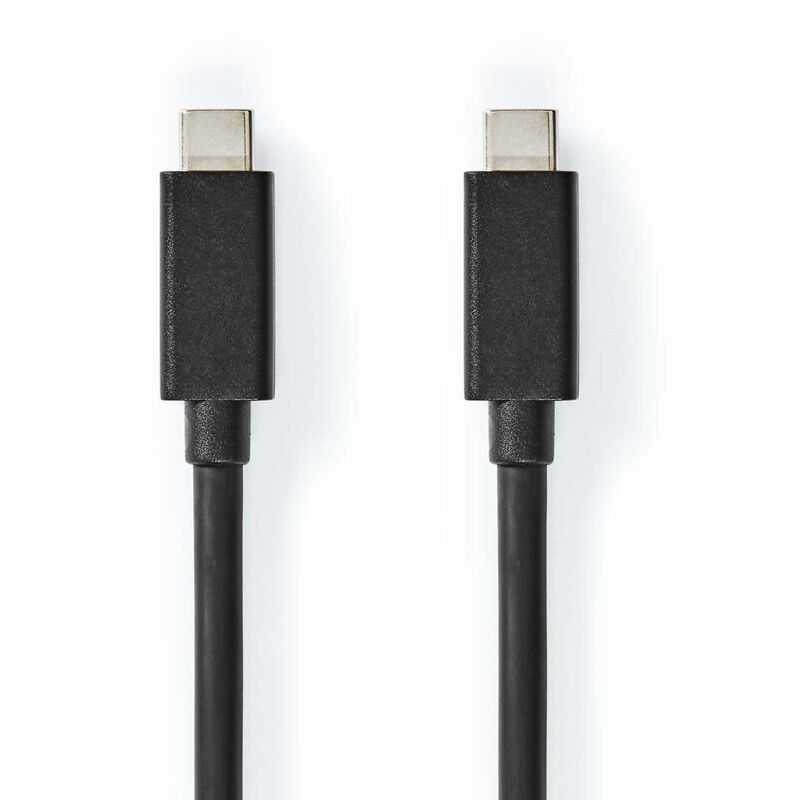 Usb Cable Usb 32 Gen 2x2 Usb C Male Usb C Male 100 W 4k60hz 20 Gbps Nickel Plated 100 M Round Pvc Black Box 83960522