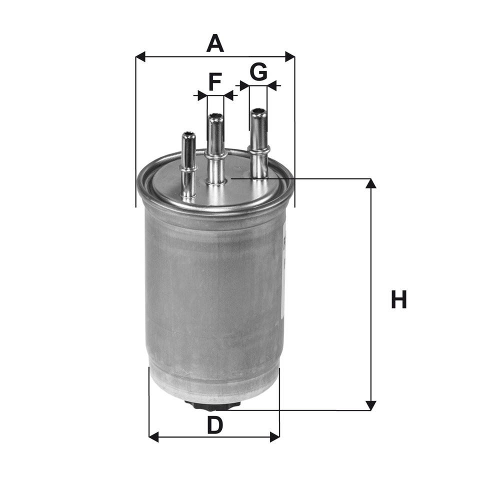 FILTRON Kraftstofffilter pp8487 Leitungsfilter 192mm für Ford Image