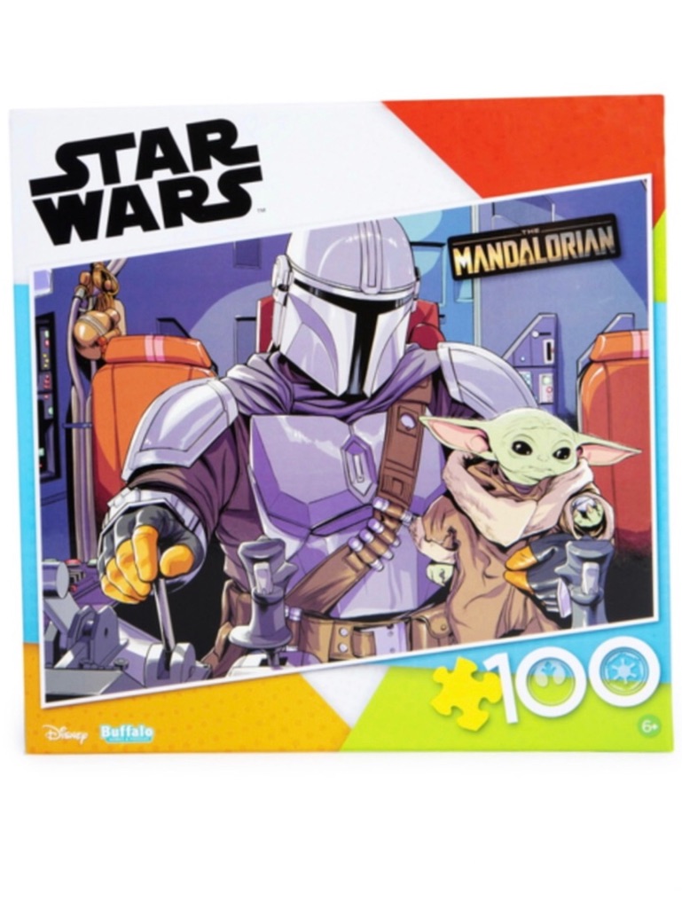 Disney Games | Buffalo Games Disney’s Star Wars “The Mandalorian” 100 Pc. Jigsaw Puzzle (Nwt) | Color: Blue/Purple | Size: Os