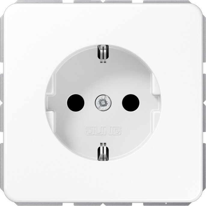 Jung SCHUKO-Steckdose CD 1520 KI WW CD1520KIWW Image