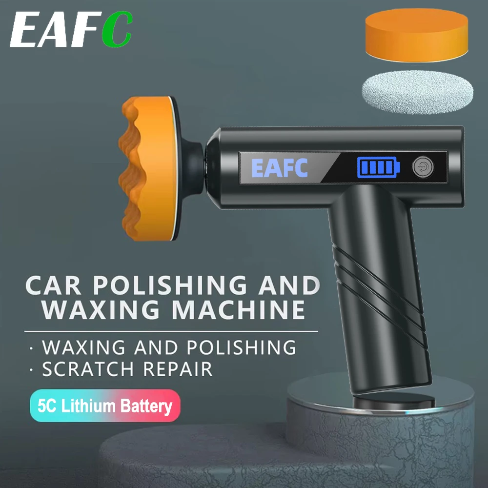 Elektrische Kabellose Auto-Poliermaschine Multifunktionale Autopoliturmaschine 4500mAh Kratzerreparatur-Werkzeug für Zuhause und Auto Image
