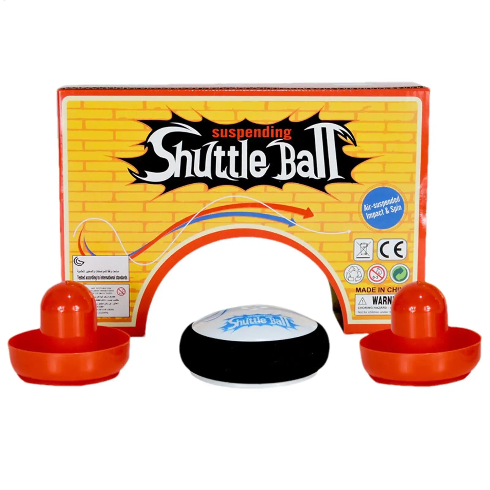 Air-Hockey Hover Puck, Mini Elektrisches Schwebespiel, Air-Hockey Tischspiel, Tragbares Aktionsspiel für Kinder, Hockey-Pucks Image