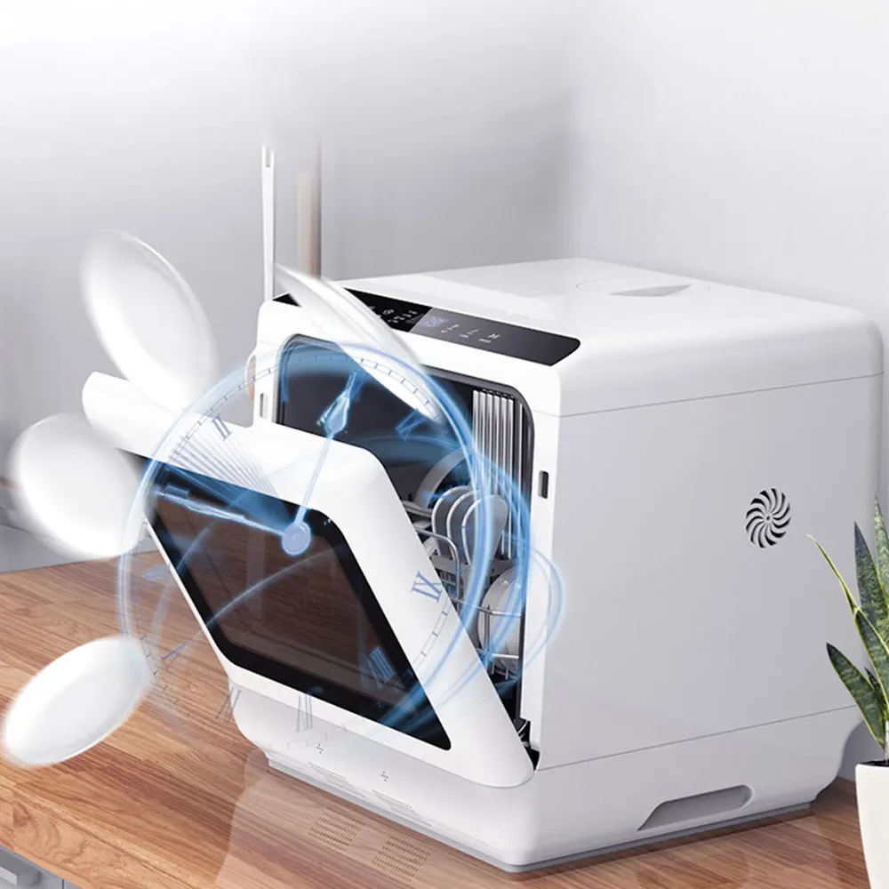 Lave-vaisselle domestique de comptoir pour la cuisine, nettoyeur de vaisselle, machine à laver la vaisselle, lavadora portatil
