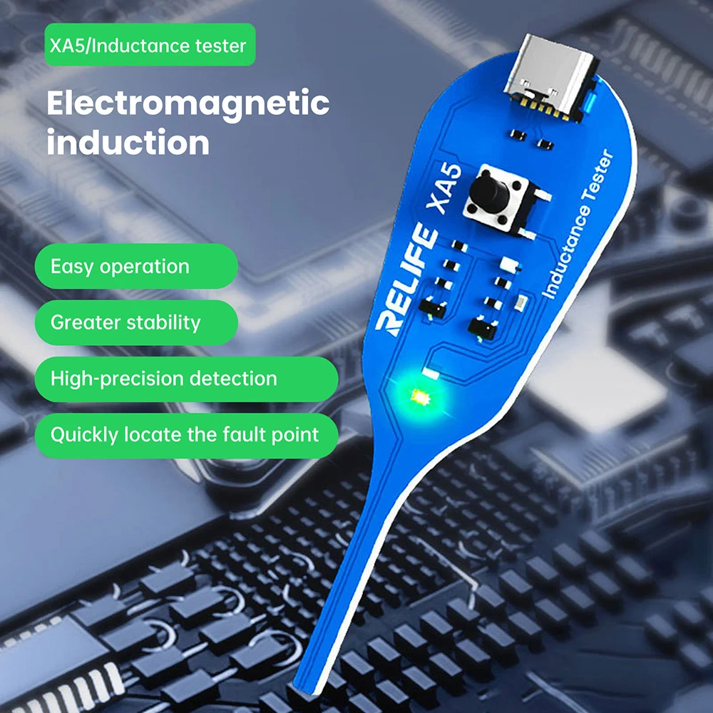 XA5 Induktanztester, Motherboard-Spulentester, Computer-Reparaturwerkzeug, Schnelles Elektromagnetisches Induktions-Fehlererkennungswerkzeug Image