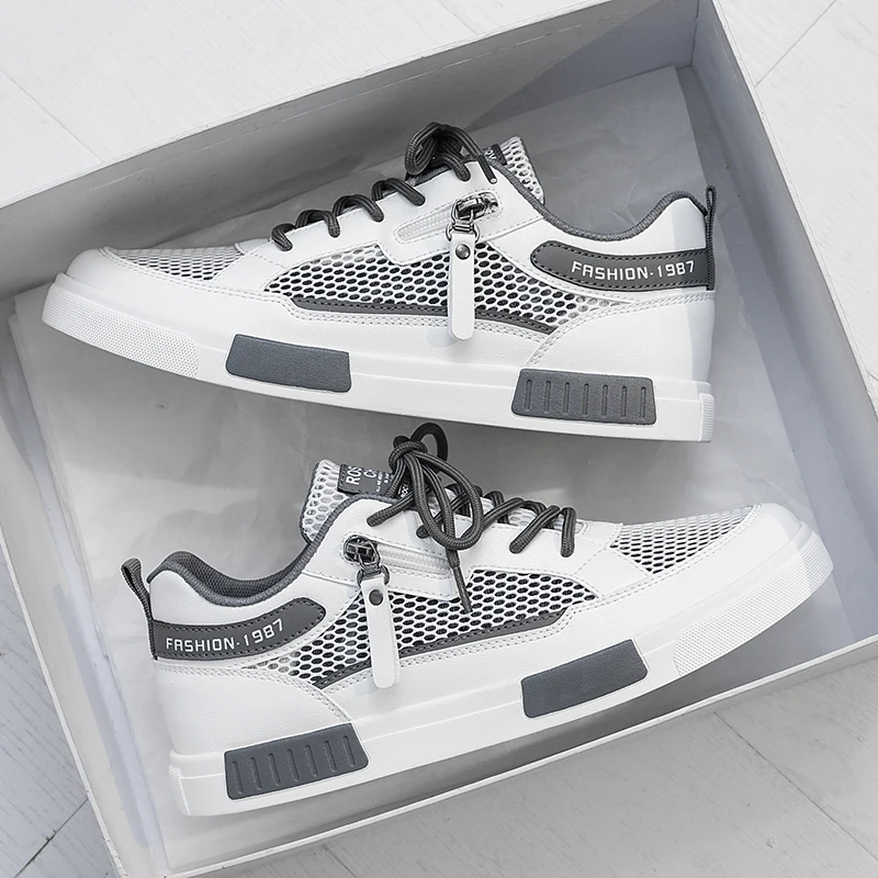 Sommerliche, atmungsaktive Freizeit-Sportschuhe für Herren, rutschfeste Herren-Sneaker, große Größen, Herrenschuhe 47, Outdoor-Wanderschuhe