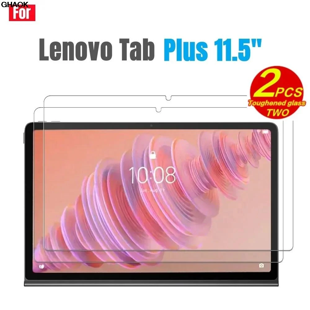 2 Stück HD kratzfeste Displayschutzfolie aus gehärtetem Glas für Lenovo Tab Plus 11,5 Zoll 2024 TB351FU Tablet-Schutzfolie Image