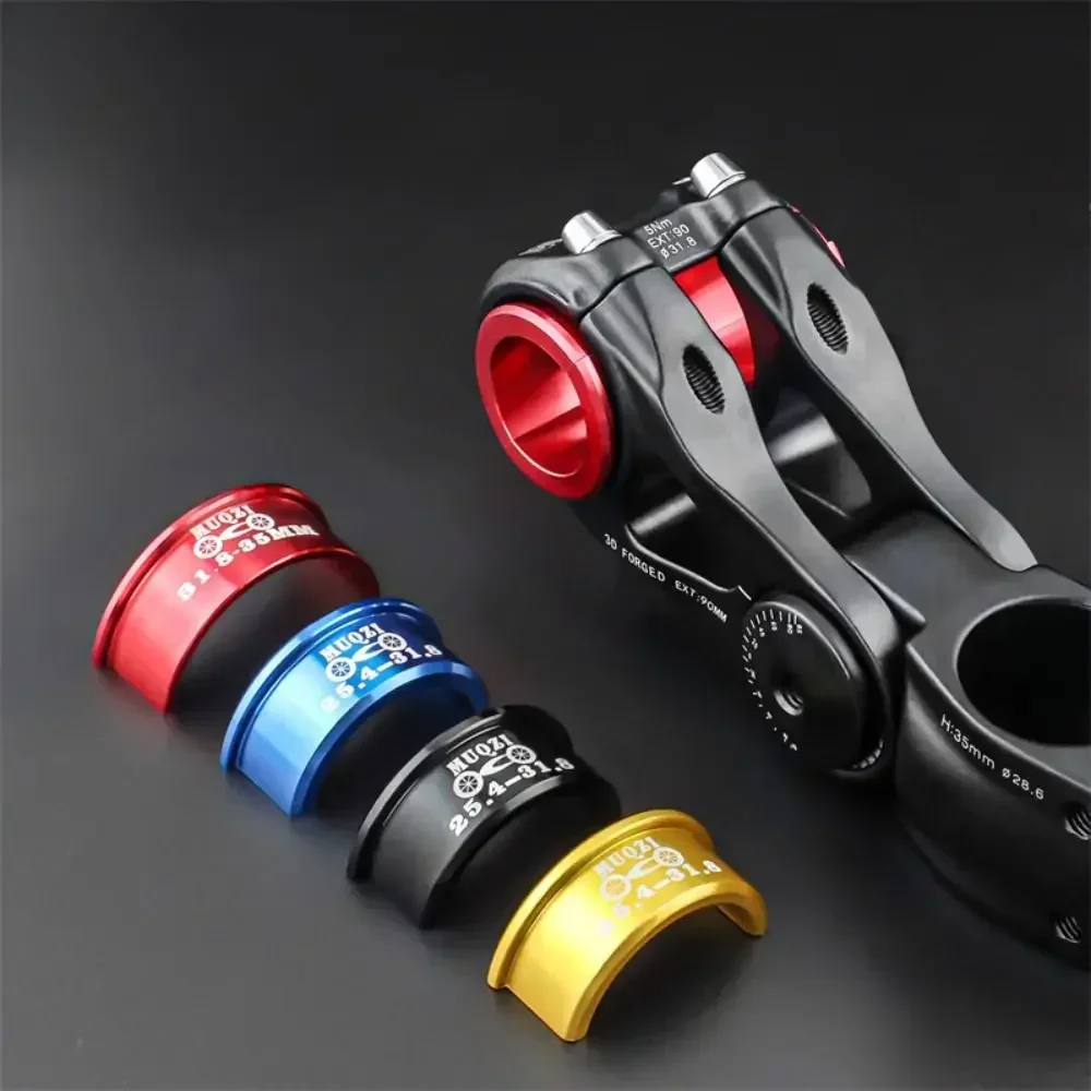 Aluminiumlegierung Fahrradlenkeradapter Schwarz Gold Rot Blau 25,4-31,8 mm 31,8-35 mm Fahrradteile Leicht