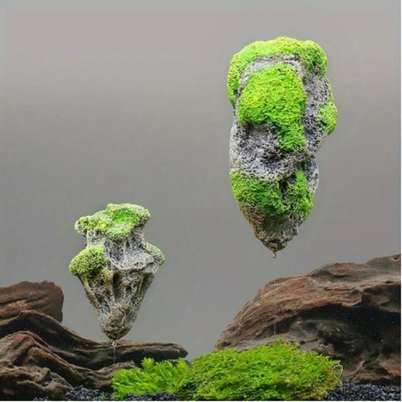 1pc Wohnkultur Aquarium schwimmende Felsen schwebende Steine magische Landschafts bau Aquarium Dekoration Image