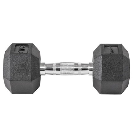 LIFELINE FITNESS LLHRD20 Hex Rubber Dumbbell, 20lbs