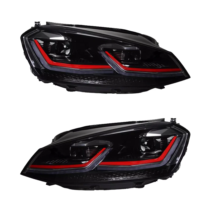 Faro Anteriore per VW Golf 7 Golf 7.5 MK7 2013-2019, Ricambio Auto, Aggiornamento VW GTI Mk7 MK7.5