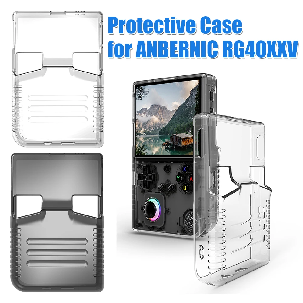 Étui de protection pour console de jeu ANBERNIC RG40XXV, étui en TPU, coque de protection pour console de jeu portable, accessoires de jeu