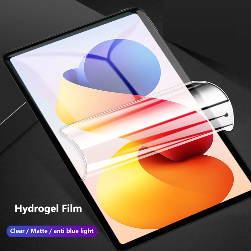 Für Xiaomi Poco Pad M1 Redmi Pad 2 Pro 2Pro 12,1 Zoll Klarer, matter, blaulichtfilternder Hydrogel-Vollschutzfolie, weiche Displayschutzfolie Image