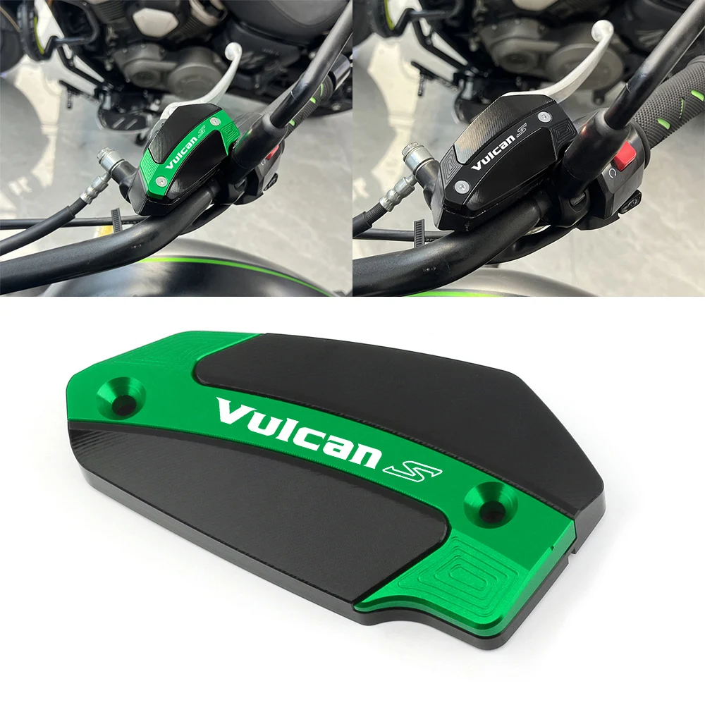 Passend für Vulcan S 650 S650 VN650 2017-2020 2019 Motorrad CNC Vordere Bremsflüssigkeitsbehälter-Abdeckung Teile Image