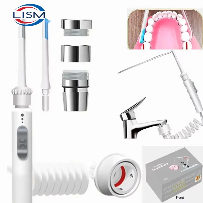 Tragbarer Mundduschen-Zahnreiniger: Dentaler Wasserflosser und Munddusche zur Zahnreinigung Image