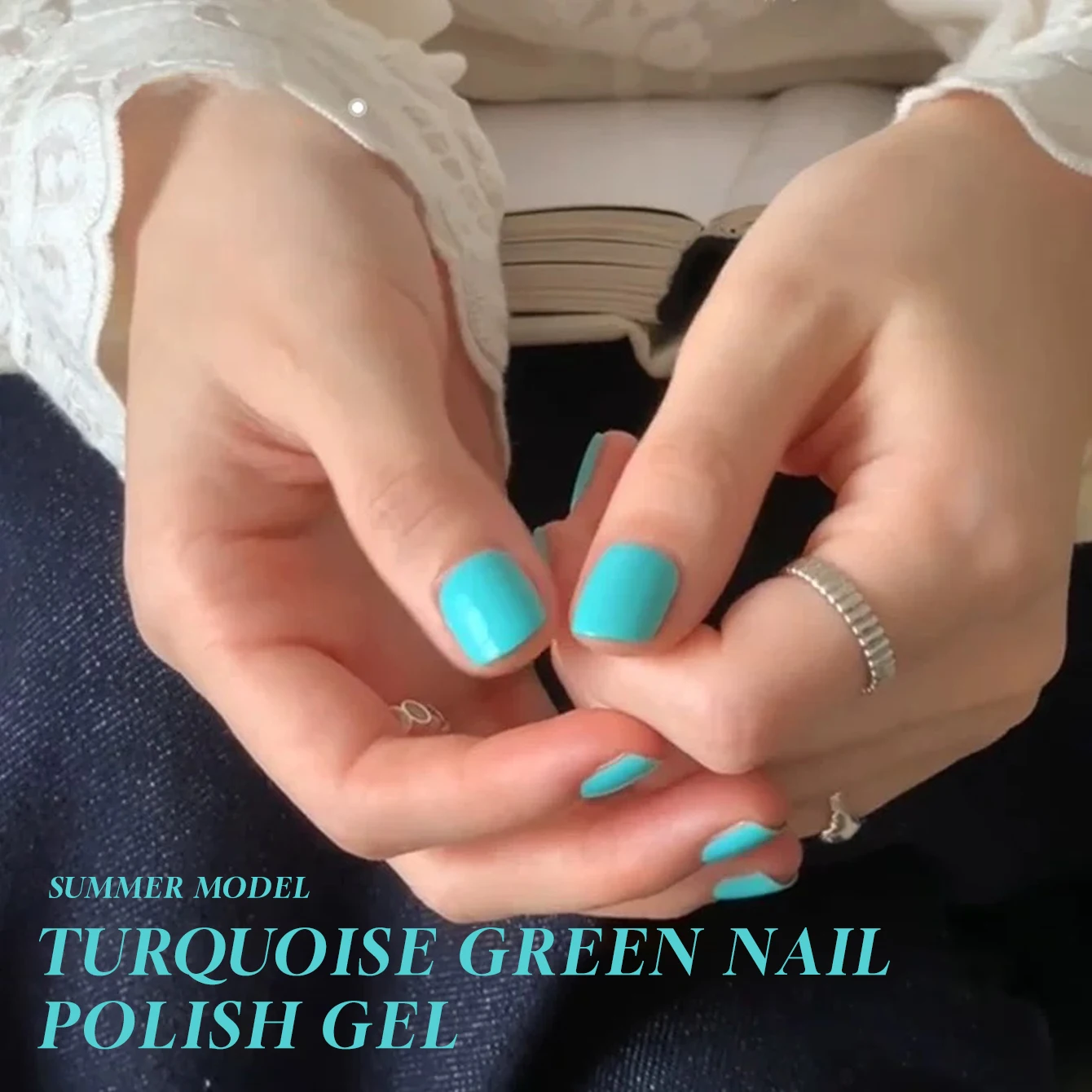 MIANEL 12ML Aufhellender Türkisgrüner Gel-Nagellack Trendiger Blaugrüner Nagellack 2026 Modischer Langanhaltender Nagelkunst-Lack Image