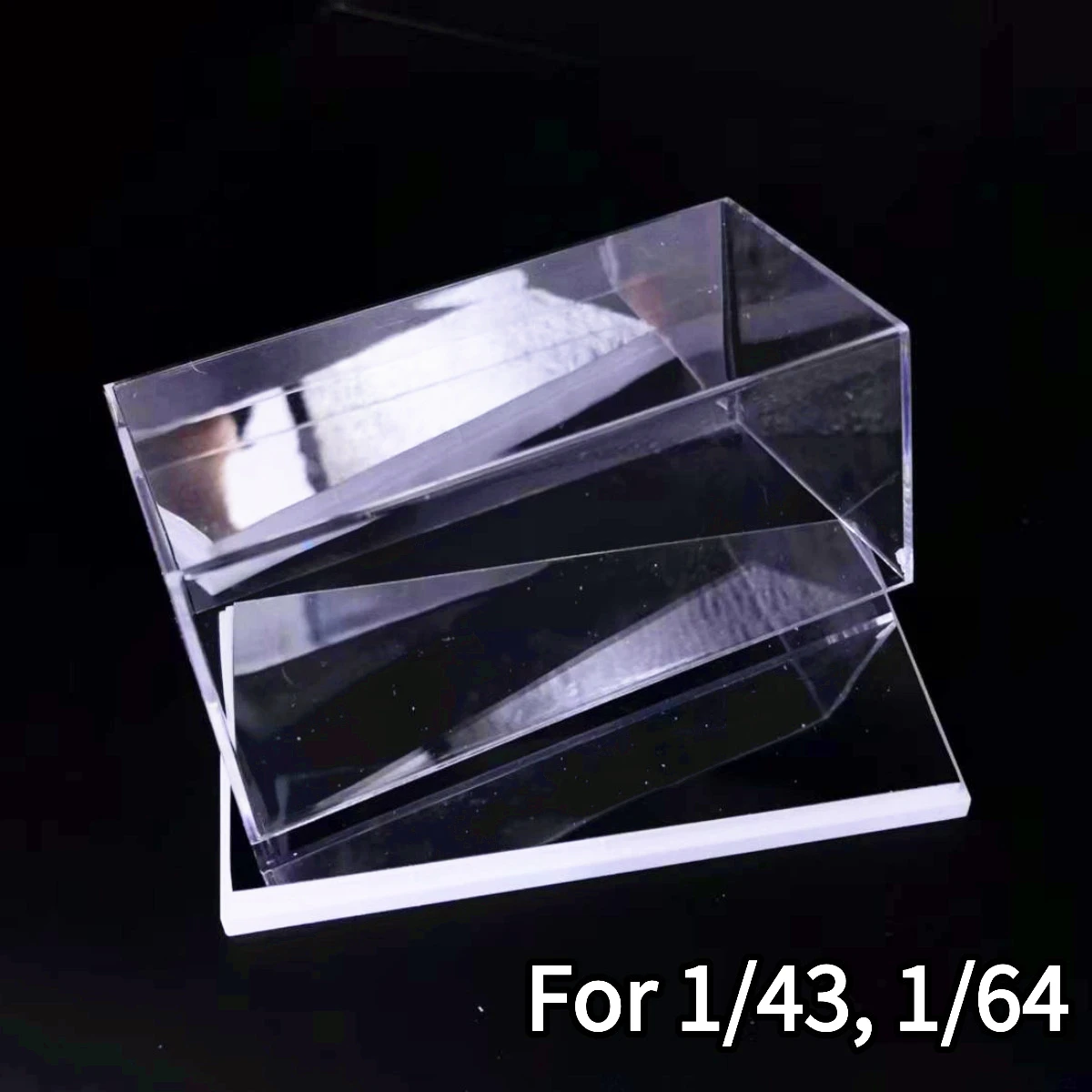 Acryl-Vitrine für Maßstab 1:43 1:64 1:87 Tomica Bburago Spark Minichamps F1 Automodell Formel 1 Miniaturspielzeug