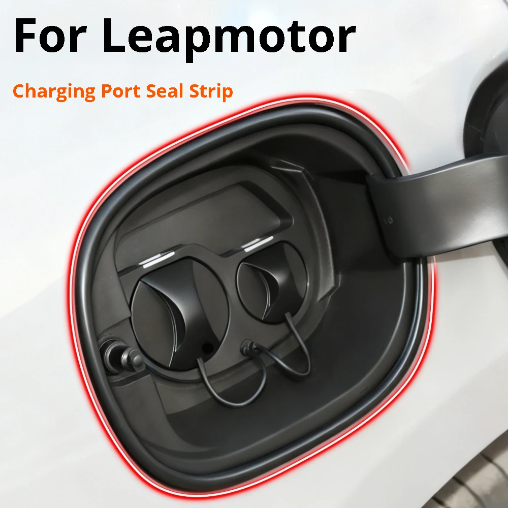 Für Leapmotor 2026 C10 C11 C16 B10 T03 C01 Auto-Ladeanschluss-Dichtungsstreifen Wasserdichte Staubdichte Ladeanschlussabdeckung Dichtungszubehör Image