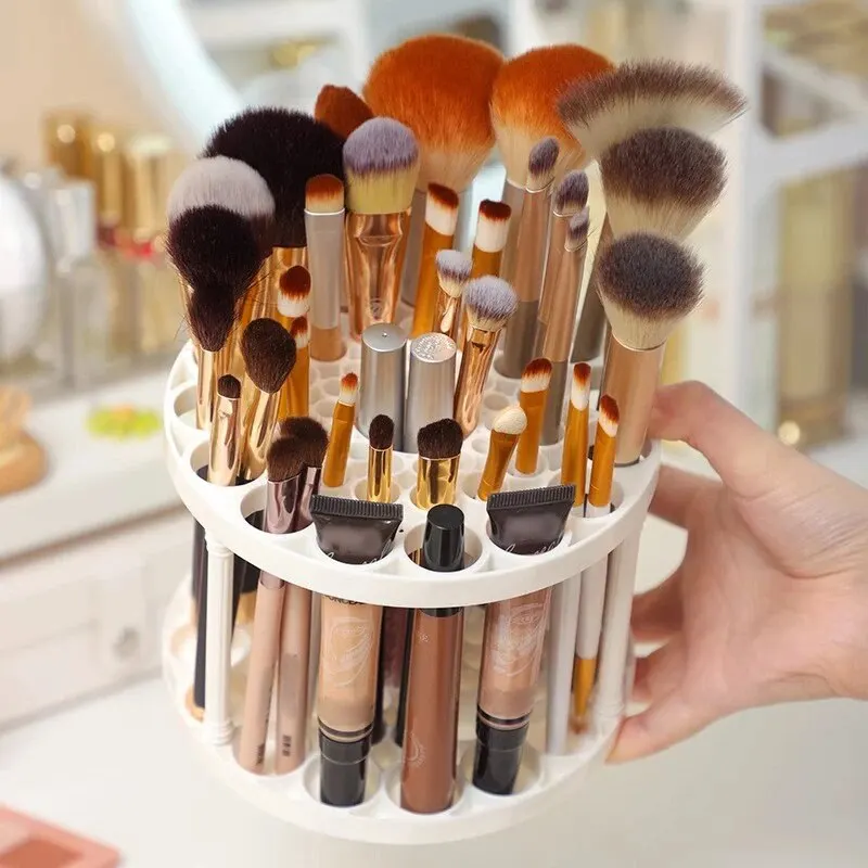 Make-up Pinsel Lagerung Rack Desktop Kosmetik Lagerung Rack Lippenstift Make-Up Pinsel Lagerung Schminktisch Sortierung Lagerung Box