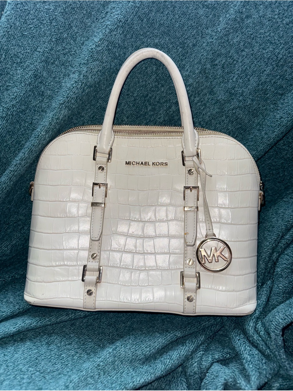 Michael Kors Bags | Used Michael Kors Handbag | Color: White | Size: Os