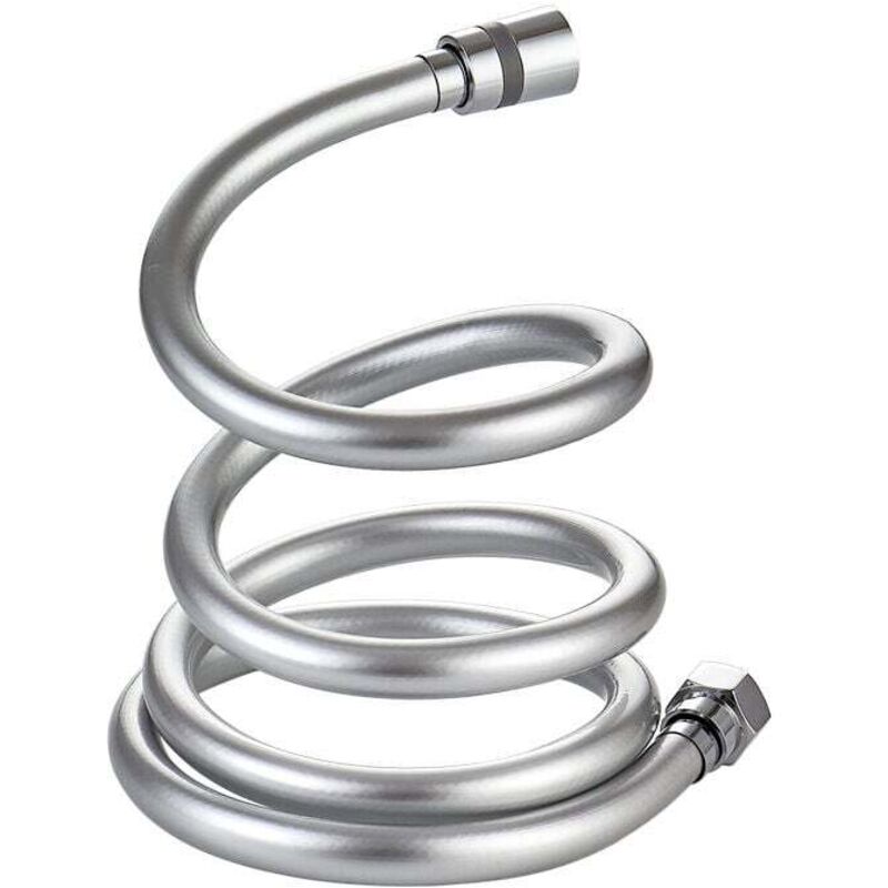 Tubo Flessibile Per Doccia, Tubo Flessibile Per Doccia Tubo Flessibile Per Doccia In Pvc Da 1,5 M, Tubo Flessibile Per Doccia Antitorsione E Antipiega A 360° Con Connettore In Ottone, Universale G 1/2
