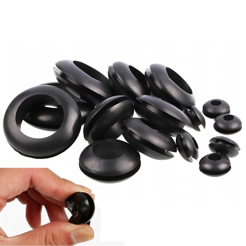 2/5/20px Gummi Tülle 20mm Stanzen Loch Verdrahtung Kabel Dichtung Gummi Dichtung Sortiment Set Für Schützt draht Kabel Hardware Werkzeuge Image