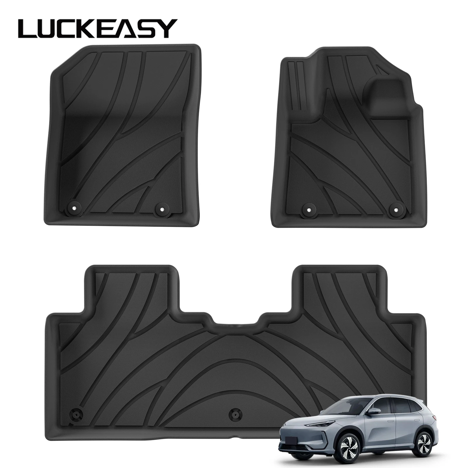 Für Geely Galaxy E5 EX5 2024 2025 Auto-Fußmatten Schutzmatte Zubehör Fußpolster Kofferraummatte Nur für Rechtslenker Image