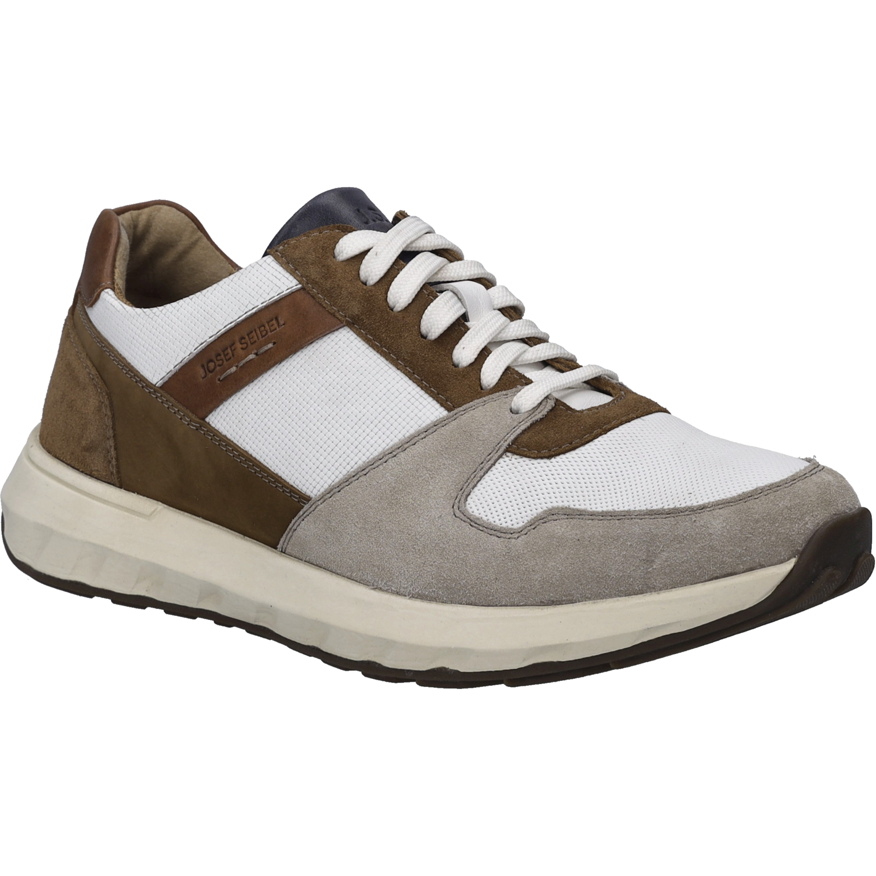 JOSEF SEIBEL Herren Sneaker Cameron 10 in weiss-braun
