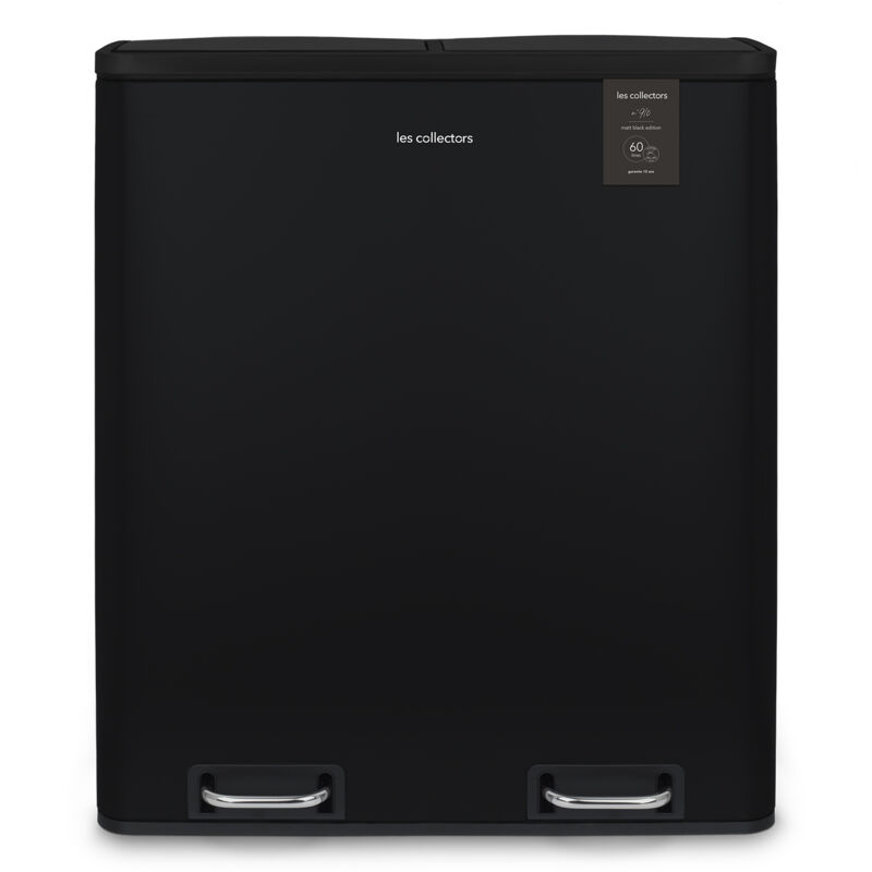 Pattumiera Per Differenziata 2x30l Nera
