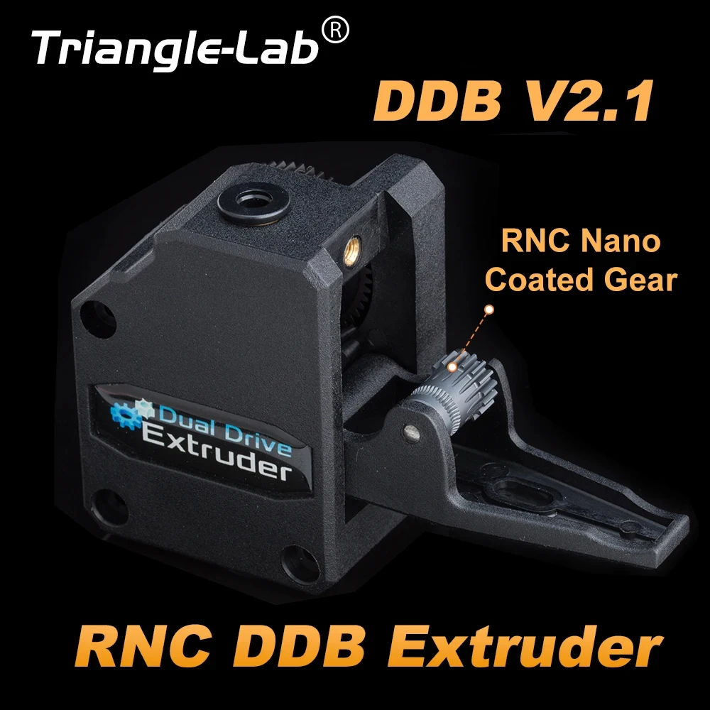 Trianglelab RNC Nano Coated Gear DDB Extruder V2.1 Bowden Extruder Dual Drive Extruder Für 3d drucker Ender3 CR10 TEVO MK8 Image