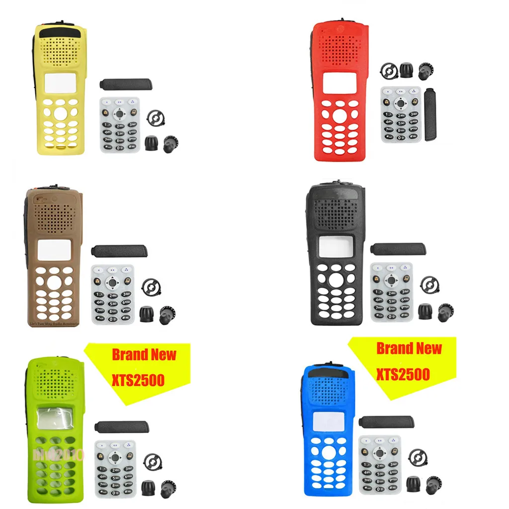 Vbll neues Walkie-Talkie-Ersatz gehäuse Front Kit Case Cover passend für xts2500 m3 Modell 3 Funkgerät Image