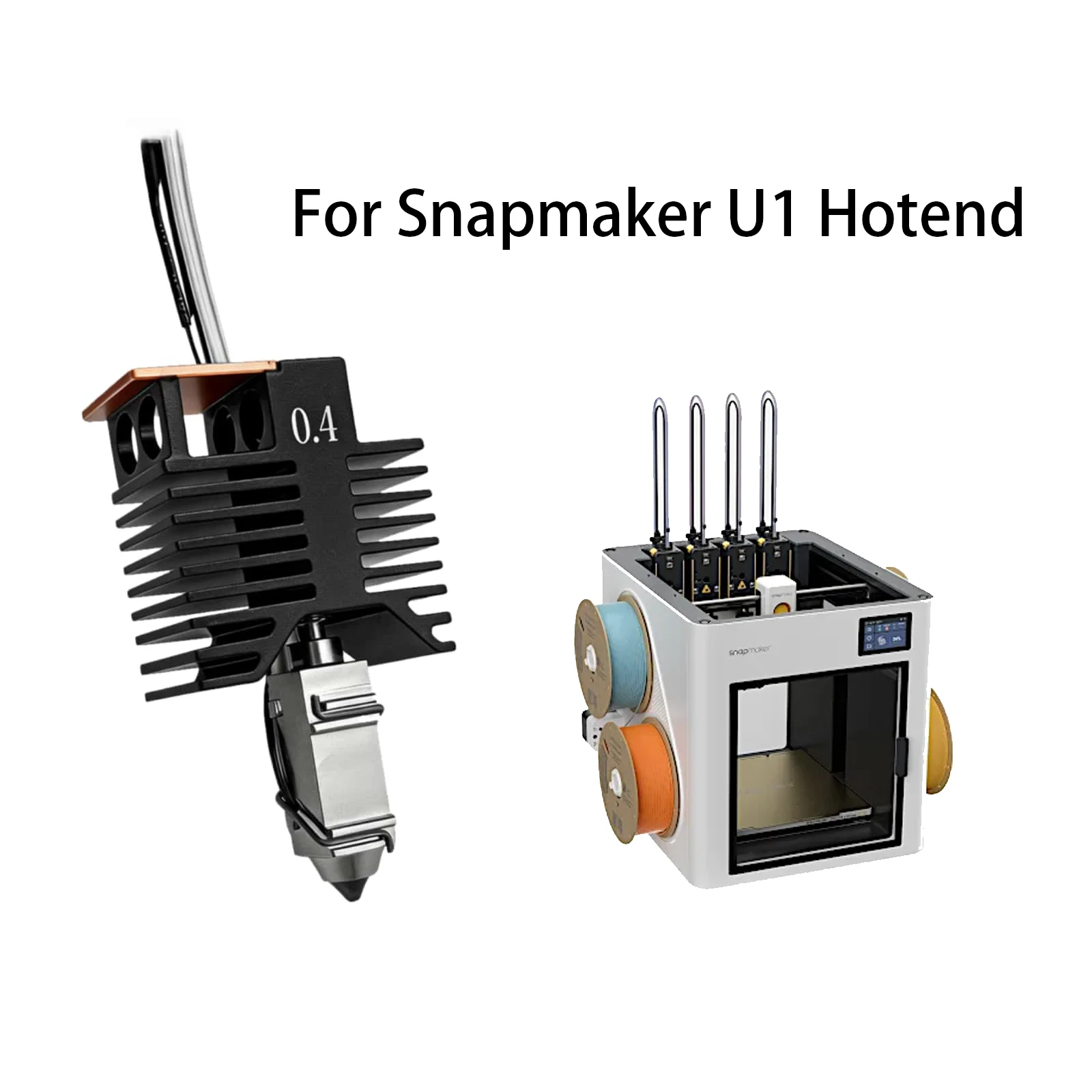 Für Snapmaker U1: Neues, hochwertiges Hot-End-Kit (0,4 mm, 24 V, 48 W) mit Keramikblock für stabile, präzise Erwärmung und hohe Durchflussrate – U1-Teile für 3D-Drucker Image