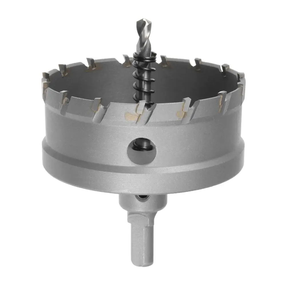 UXCELL 1 stücke 80mm 75mm 63mm 58mm 51mm Hartmetall Loch Sah Cutter Bohrer für edelstahl Legierung Image