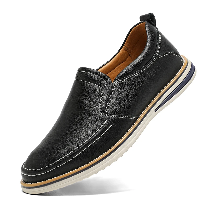 Hohe Qualität Männer Casual Schuhe Aus Echtem Leder männer Schuhe Bequeme Wohnungen Fahren Schuhe Outdoor Männer Müßiggänger Große Größe 38-46