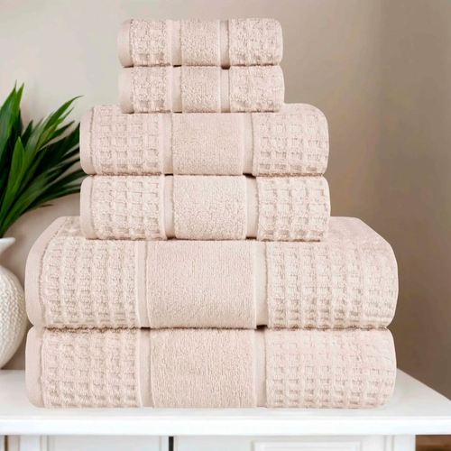 Napa Bath Towel Set Six Piece Set, Six Piece Set, Ivory