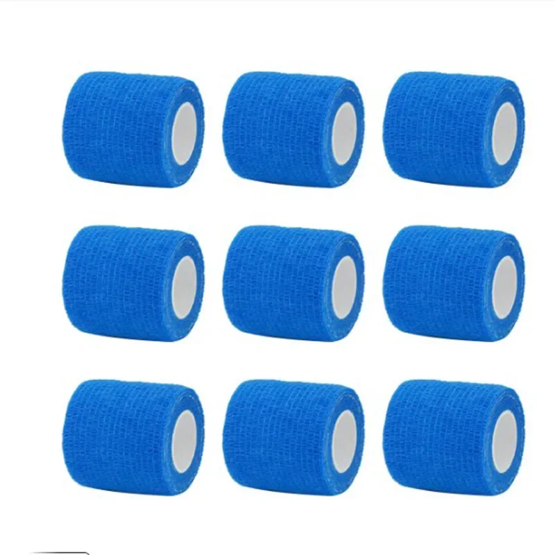 4,6 m hellblaues Sport-selbstklebendes elastisches Bandage-Wickelband Hansaplast für Kniestützpolster, Finger, Knöchel, Handfläche, Schulter Image