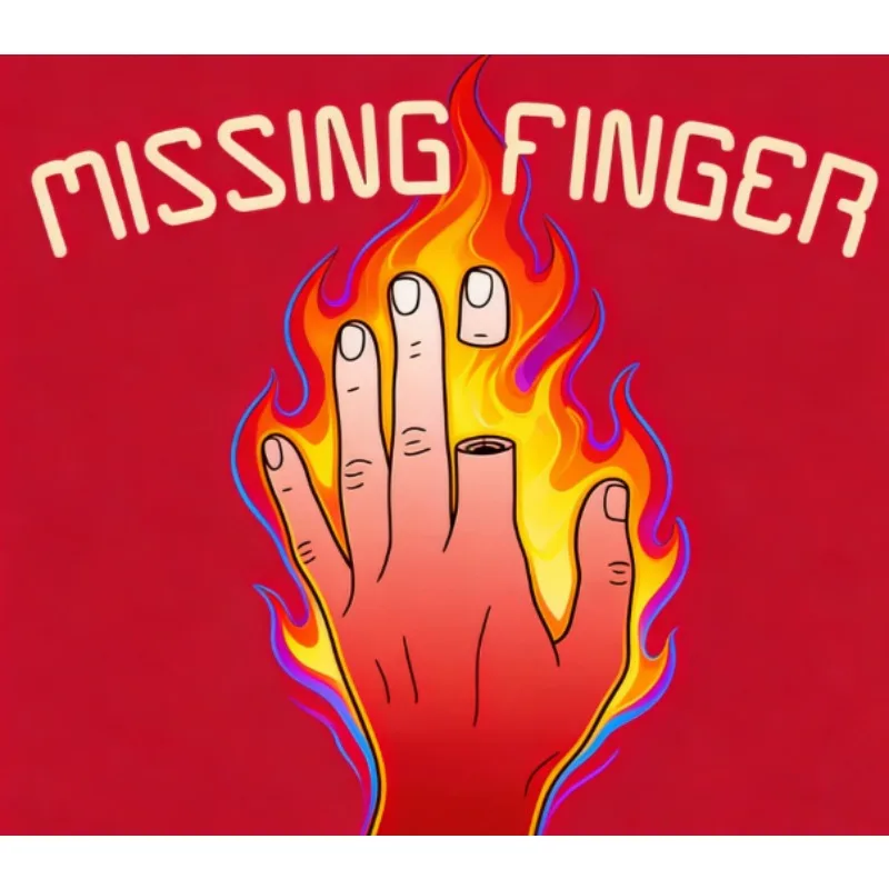 Fehlender Finger-Zaubertrick von Mari Lopez – Gruselige und Illusions-Requisiten, Nahaufnahme und Straßenmentalismus, Horror-Zauber-Gimmicks Image