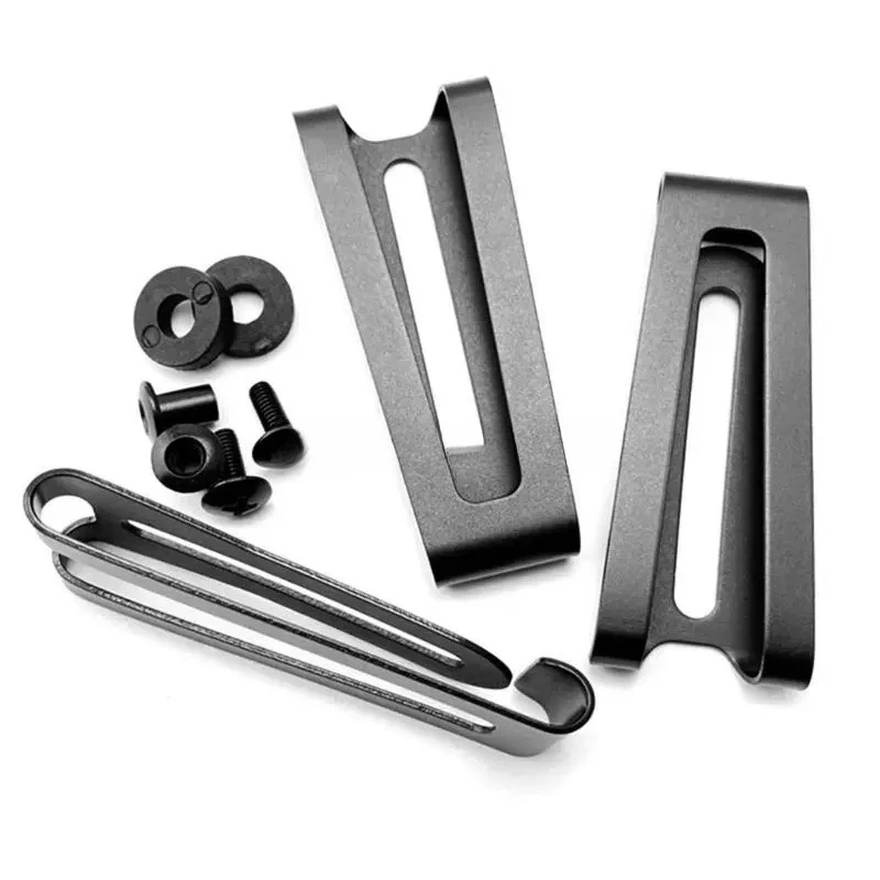 KYDEX IWB HOLSTER CLIPS Gürtelclip für Kydex K Scheide Clip Ersatz Metall Gürtelclip mit Schrauben Image