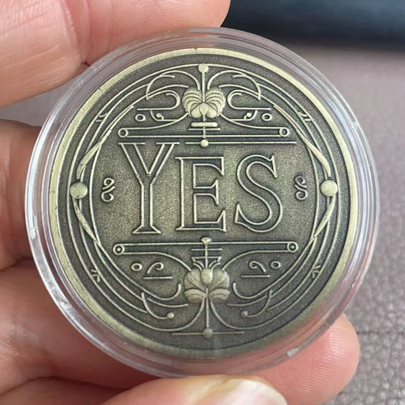 Ja oder No Decision Coin Souvenir Gedenkmünzen-Sammlung Lucky Image