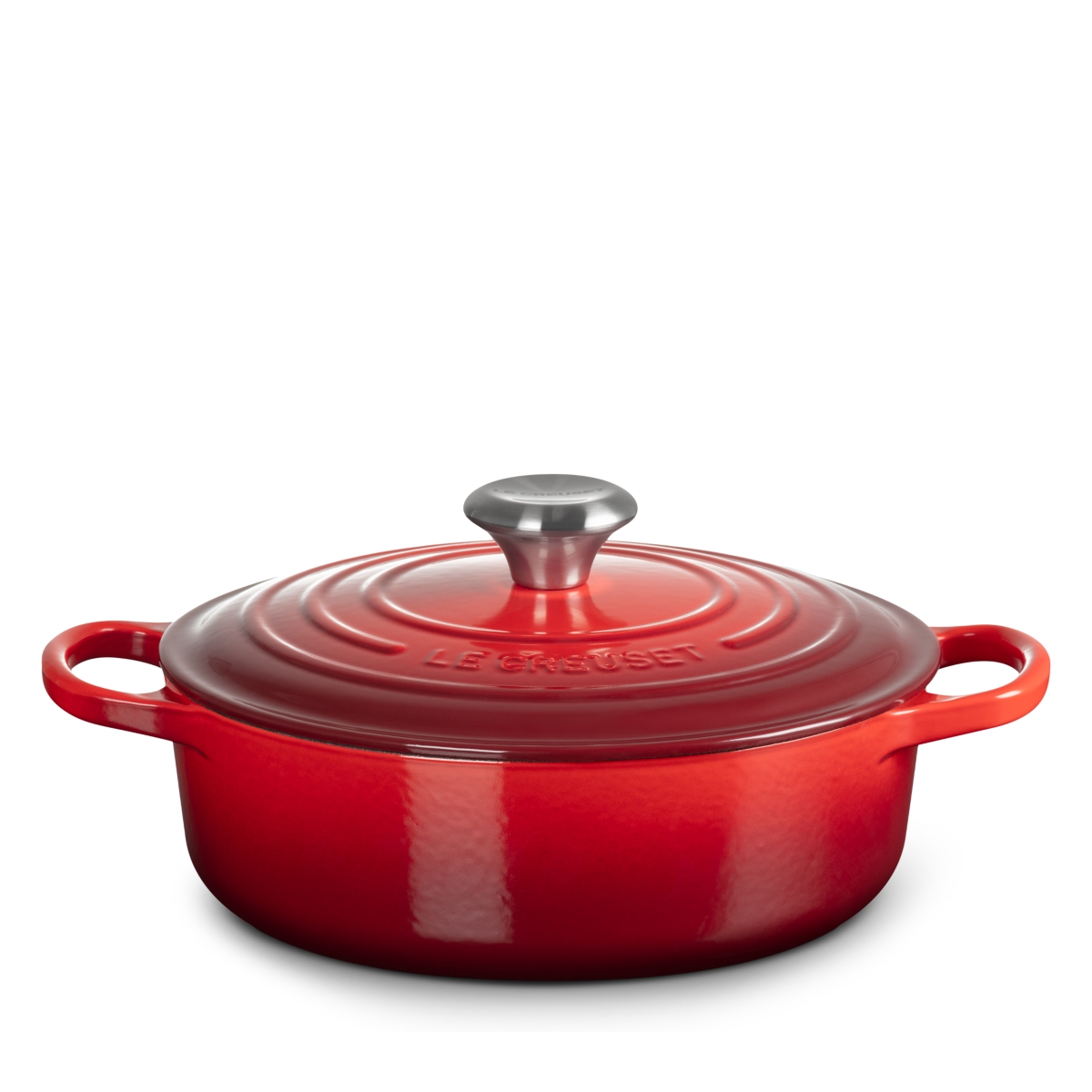 Le Creuset Le Creuset Signature Wide Round Oven - Cerise