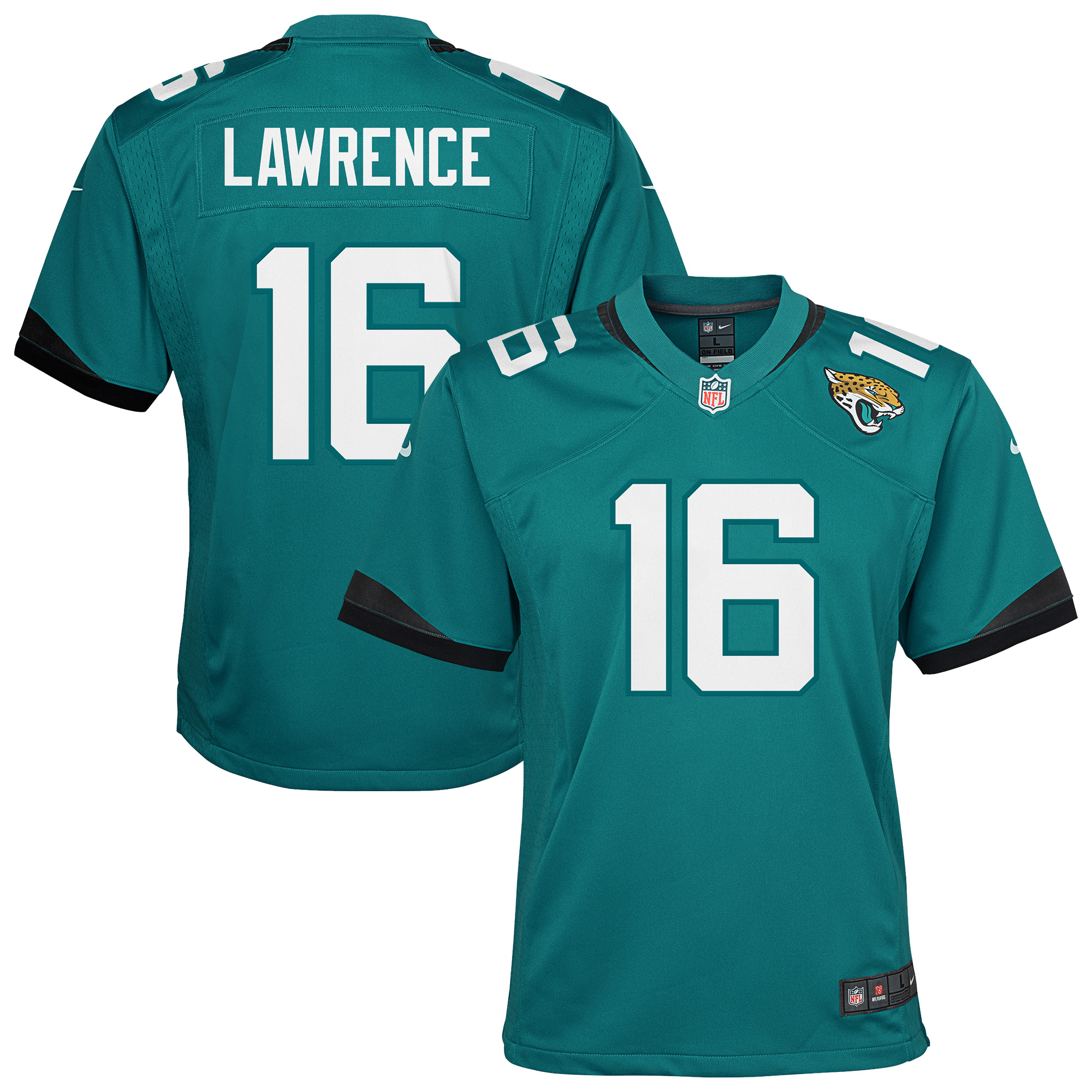 "Jacksonville Jaguars Nike Game Heimtrikot - Blaugrün - Trevor Lawrence - Jugendliche" Image