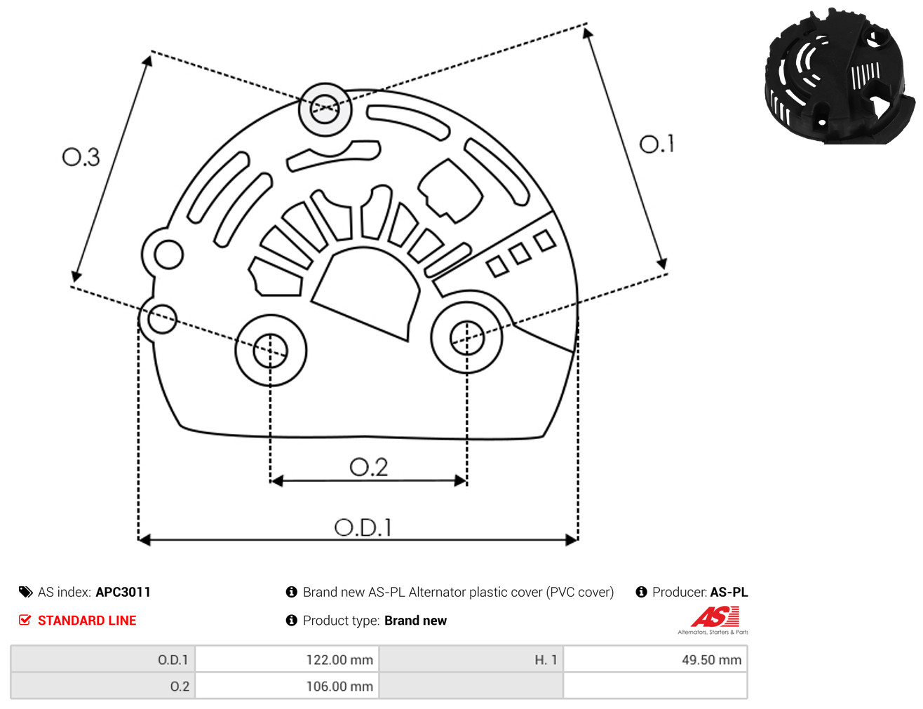 AS-PL apc3011 für NISSAN Image