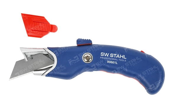 SWSTAHL Trennmesser Sicherheitsmesser, Trapezklingen 90661L