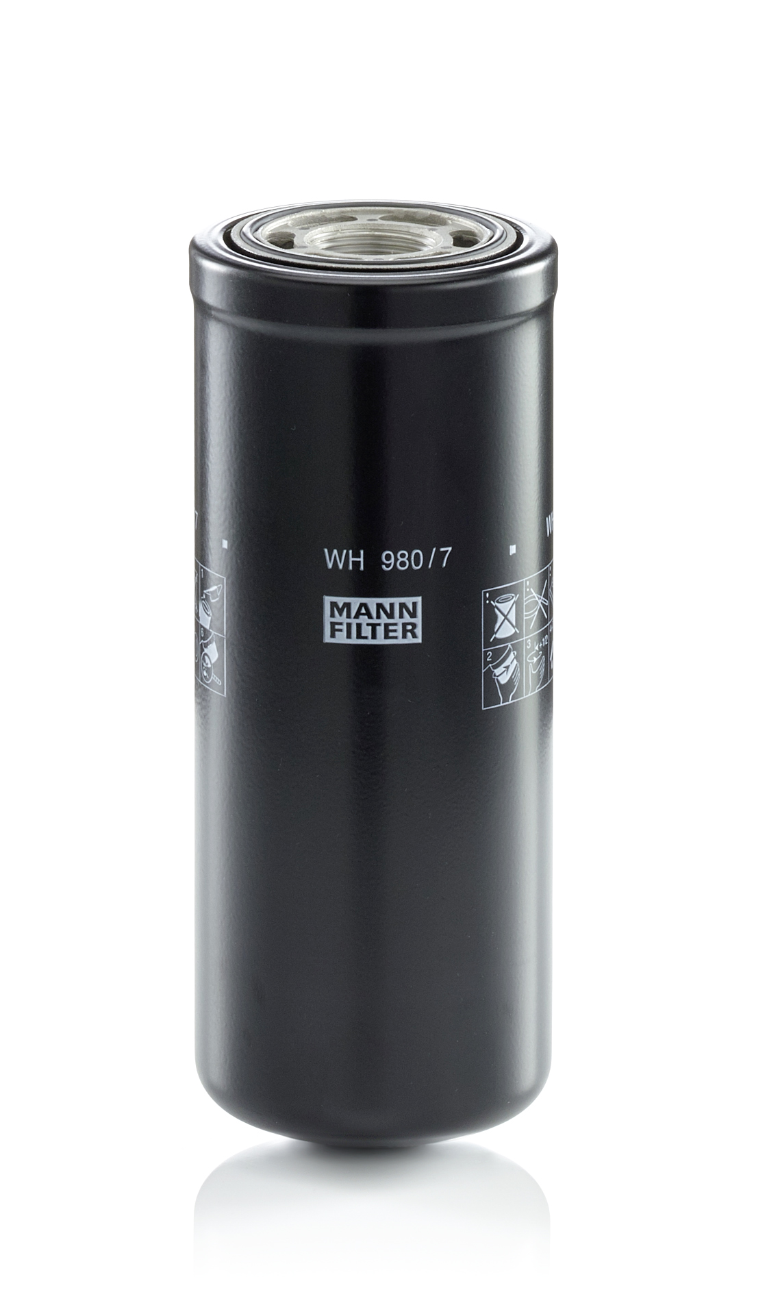 MANN-FILTER Filter, Arbeitshydraulik wh9807 für Volvo Ford KAWASAKI Image