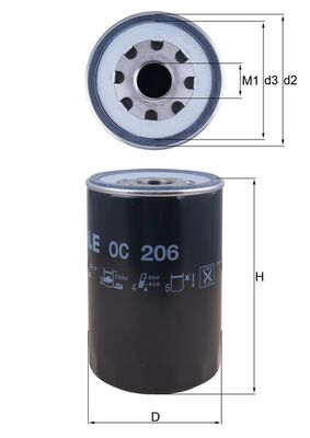 KNECHT oc206 für MAN RENAULT Image
