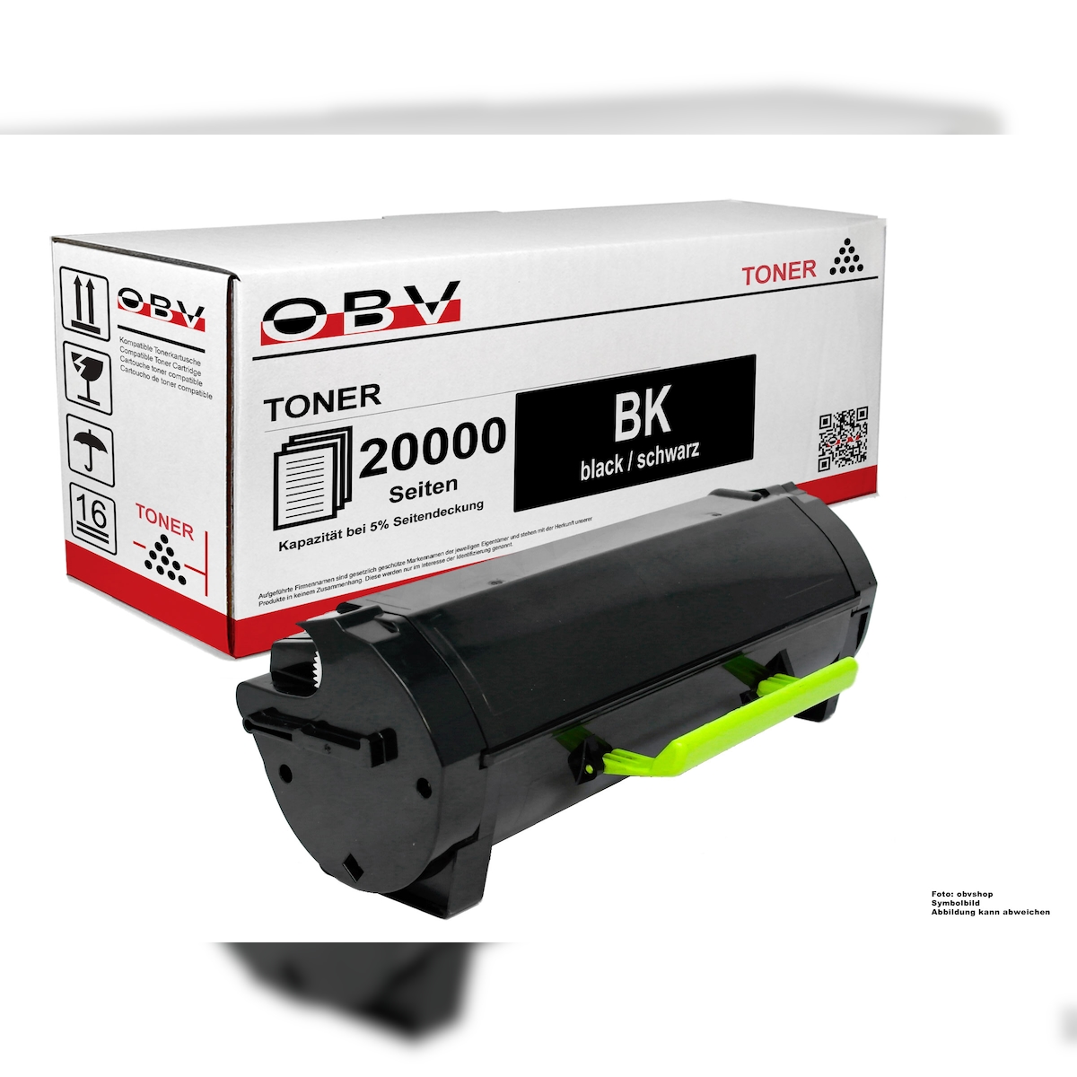 Kompatibel OBV Toner für Konica Minolta TNP-35 TNP-38 A63W01W A63W01H für Konica Minolta Bizhub 4000P 4000 P - 20000 Seiten schwarz Image